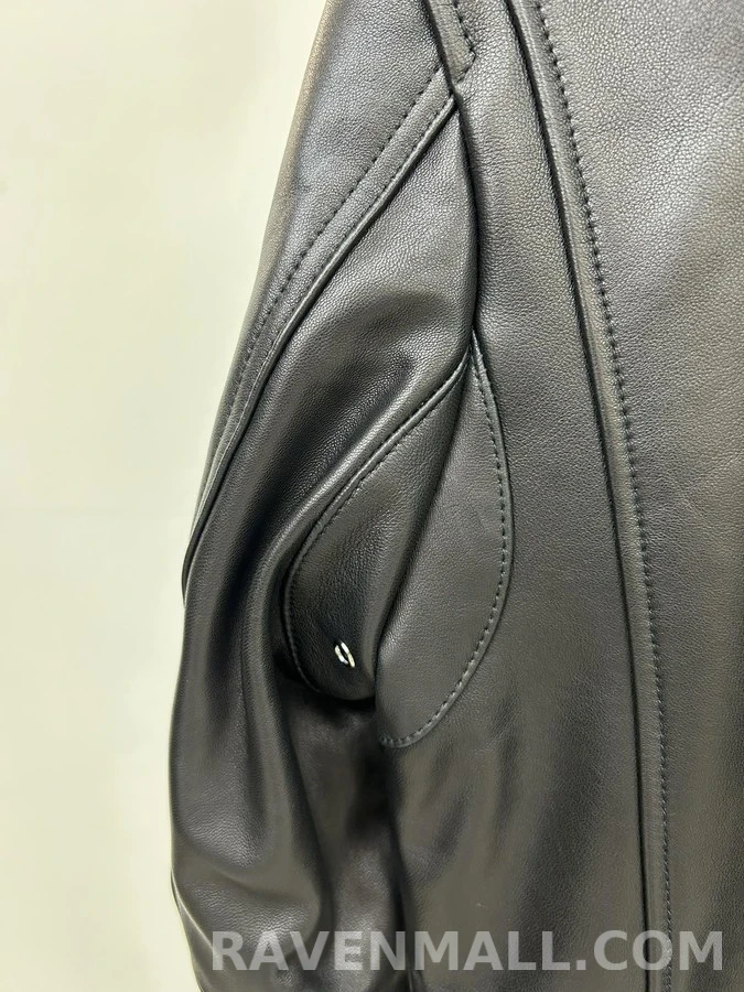 벨루티 벨루티 레더 플라이트 자켓 상세 이미지