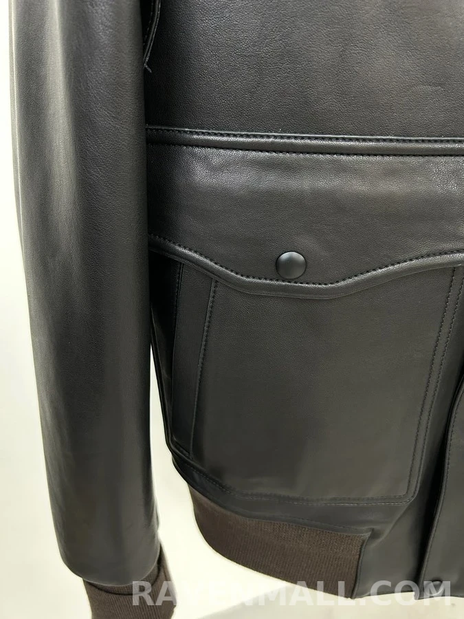 벨루티 벨루티 레더 플라이트 자켓 상세 이미지