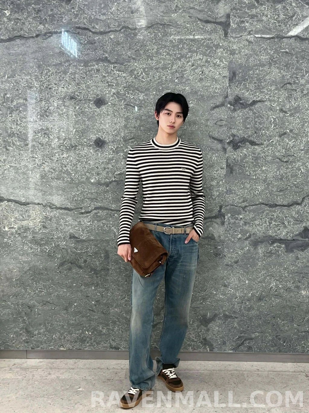 프라다 프라다 보더 니트 상세 이미지