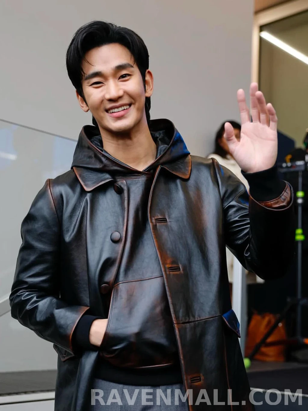 프라다 프라다 레드 후드티 상세 이미지
