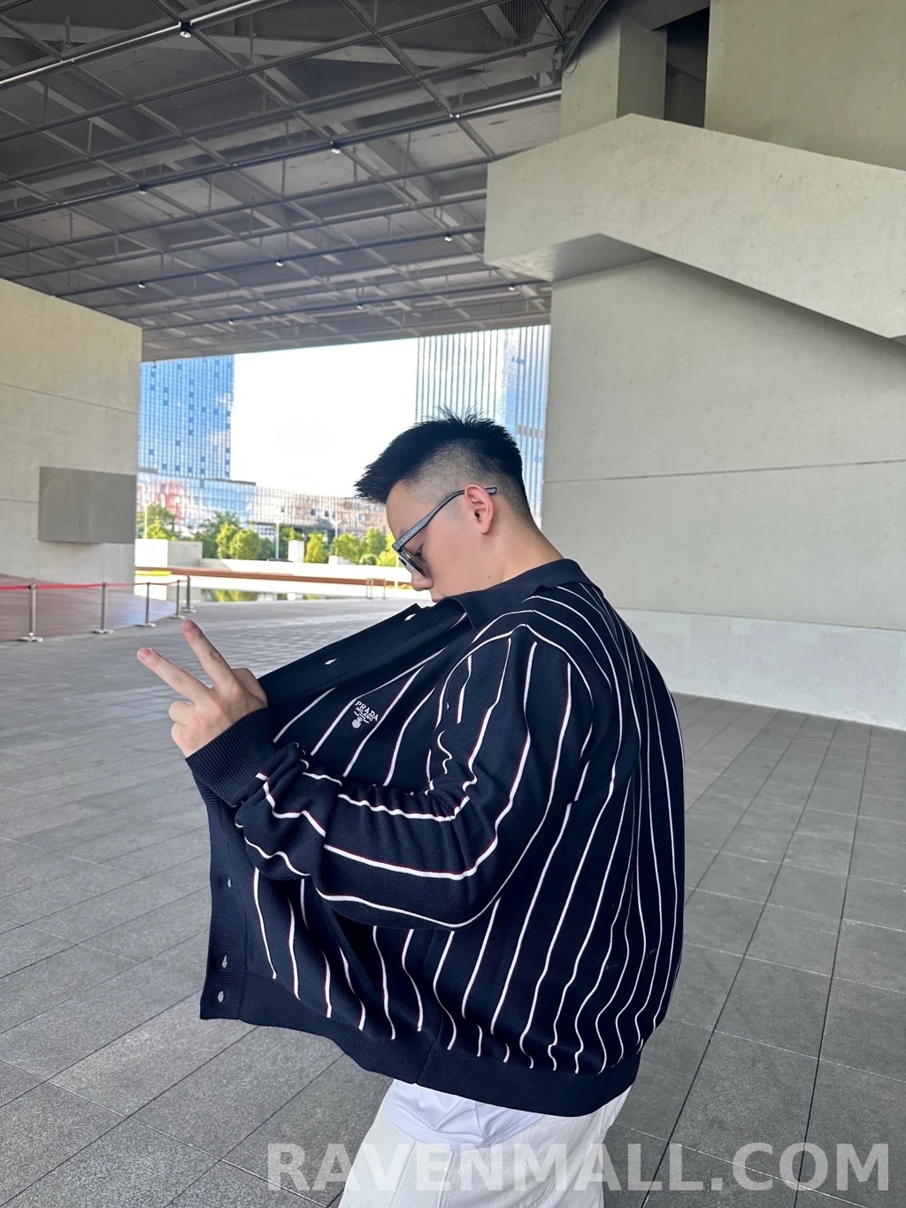프라다 프라다 니트 셔츠 가디건 상세 이미지