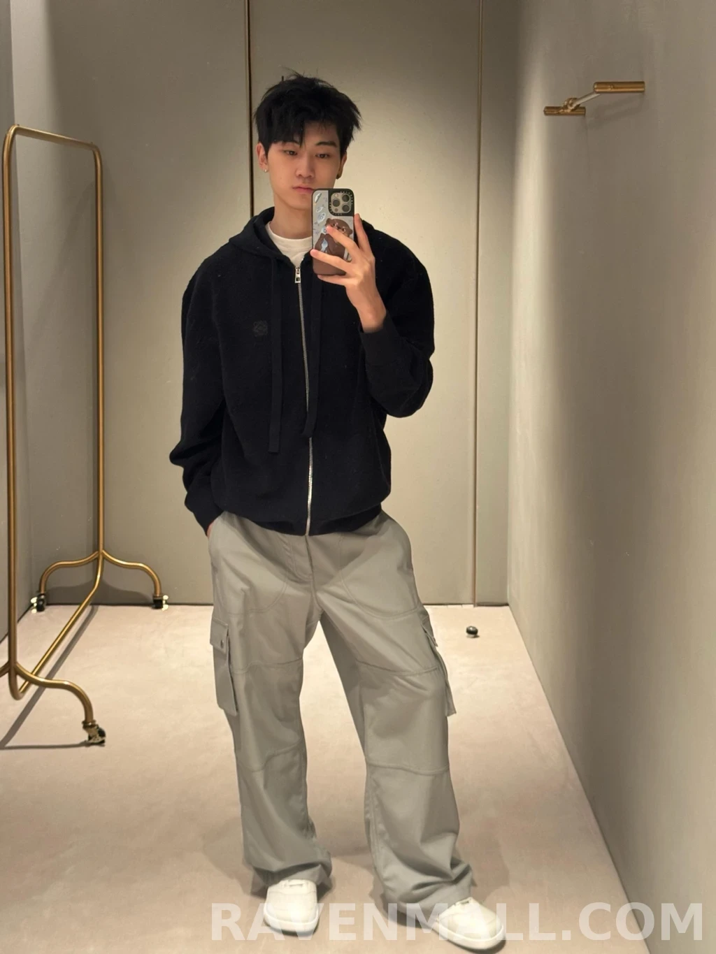 로에베 로에베 부클 후드 집업 상세 이미지