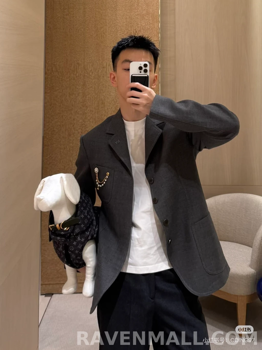 루이비통 루이비통 부츠컷 슬랙스 상세 이미지
