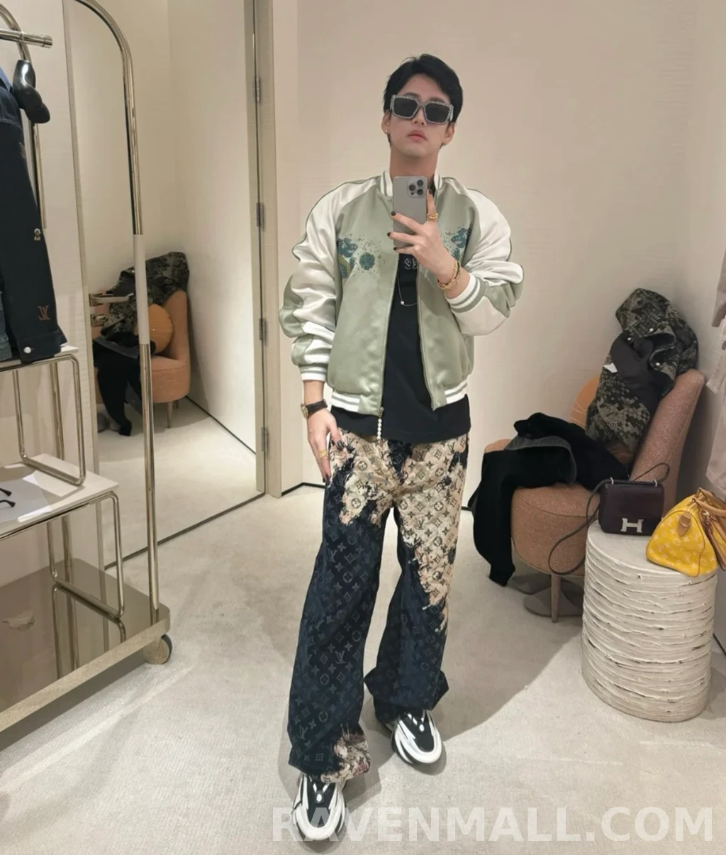 루이비통 루이비통 워싱 모노그램 팬츠 상세 이미지