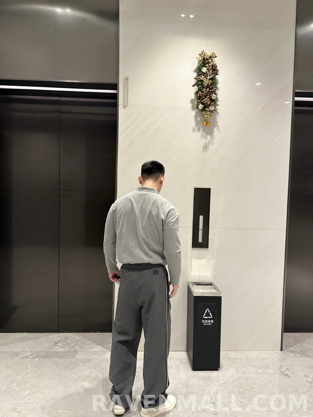 미우미우 미우미우 울 밴딩 팬츠 상세 이미지