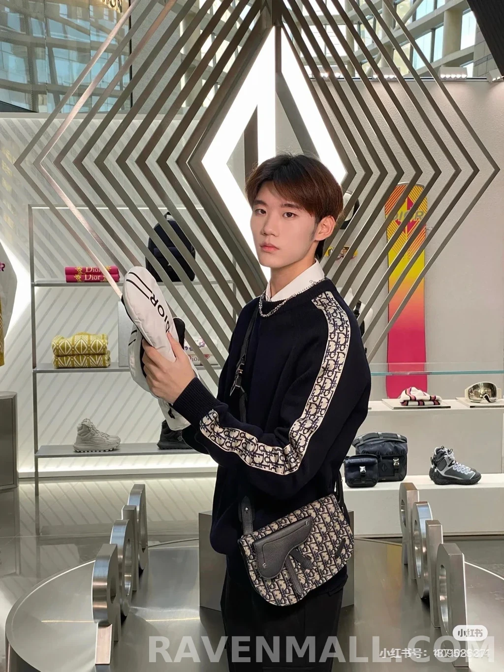 디올 디올 슬리브테이프 니트 상세 이미지