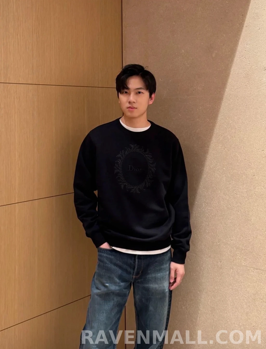 디올 디올 월계관 맨투맨 상세 이미지