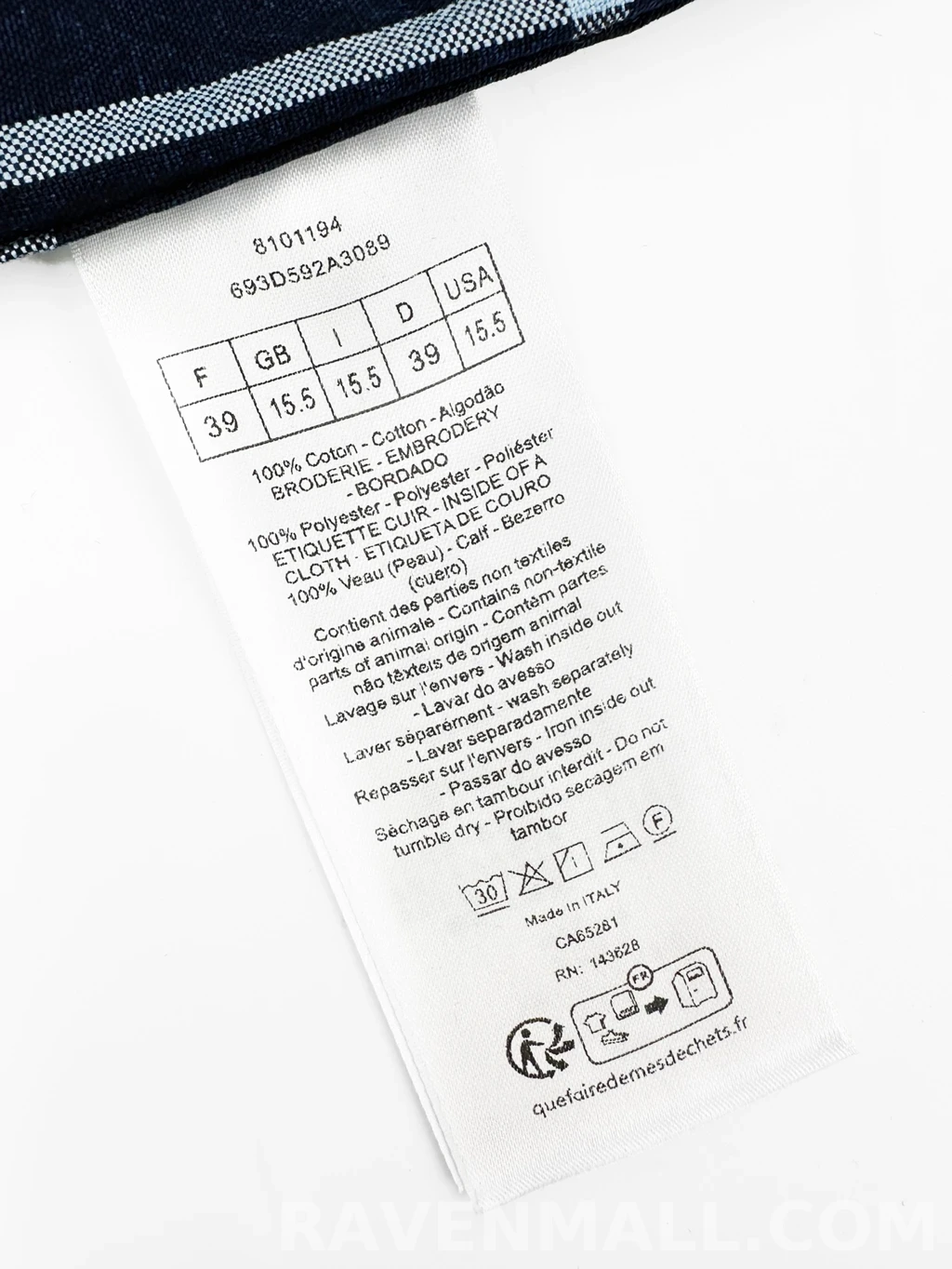 디올 디올 체크 오버셔츠 상세 이미지