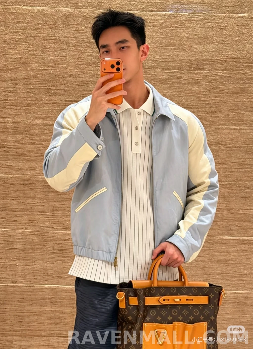  루이비통 배색 해링턴 상세 이미지