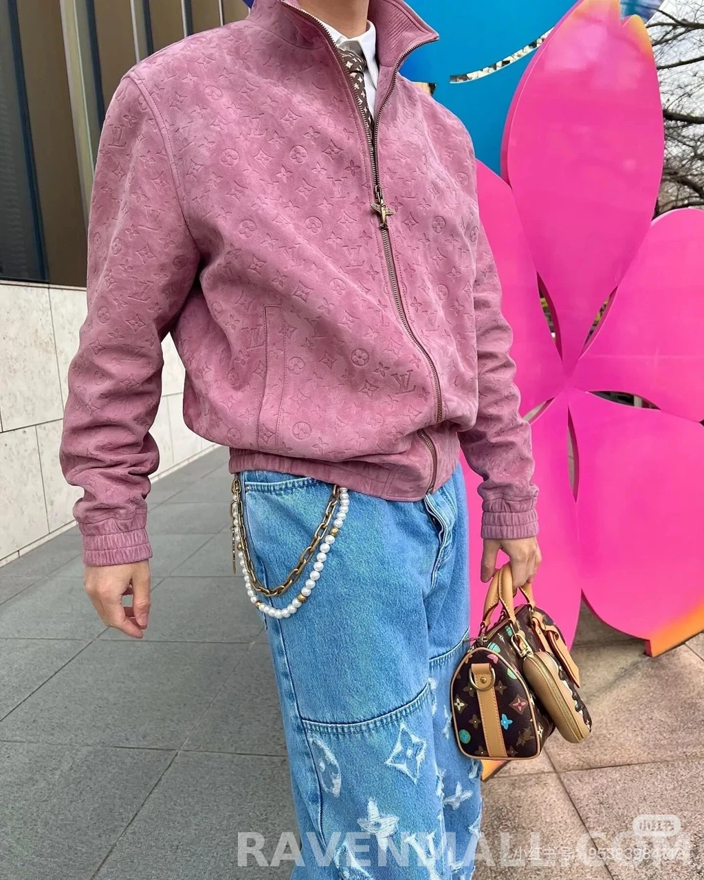 루이비통 루이비통 스웨이드 집업 상세 이미지