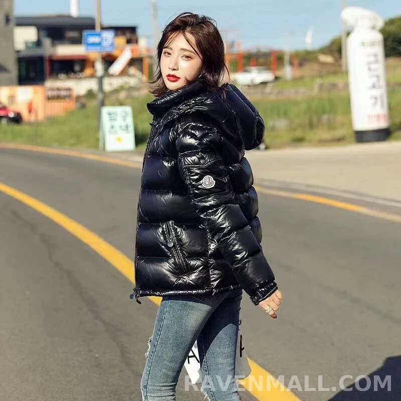 몽클레어 몽클레르 마야 후드 쇼트 다운 재킷 상세 이미지