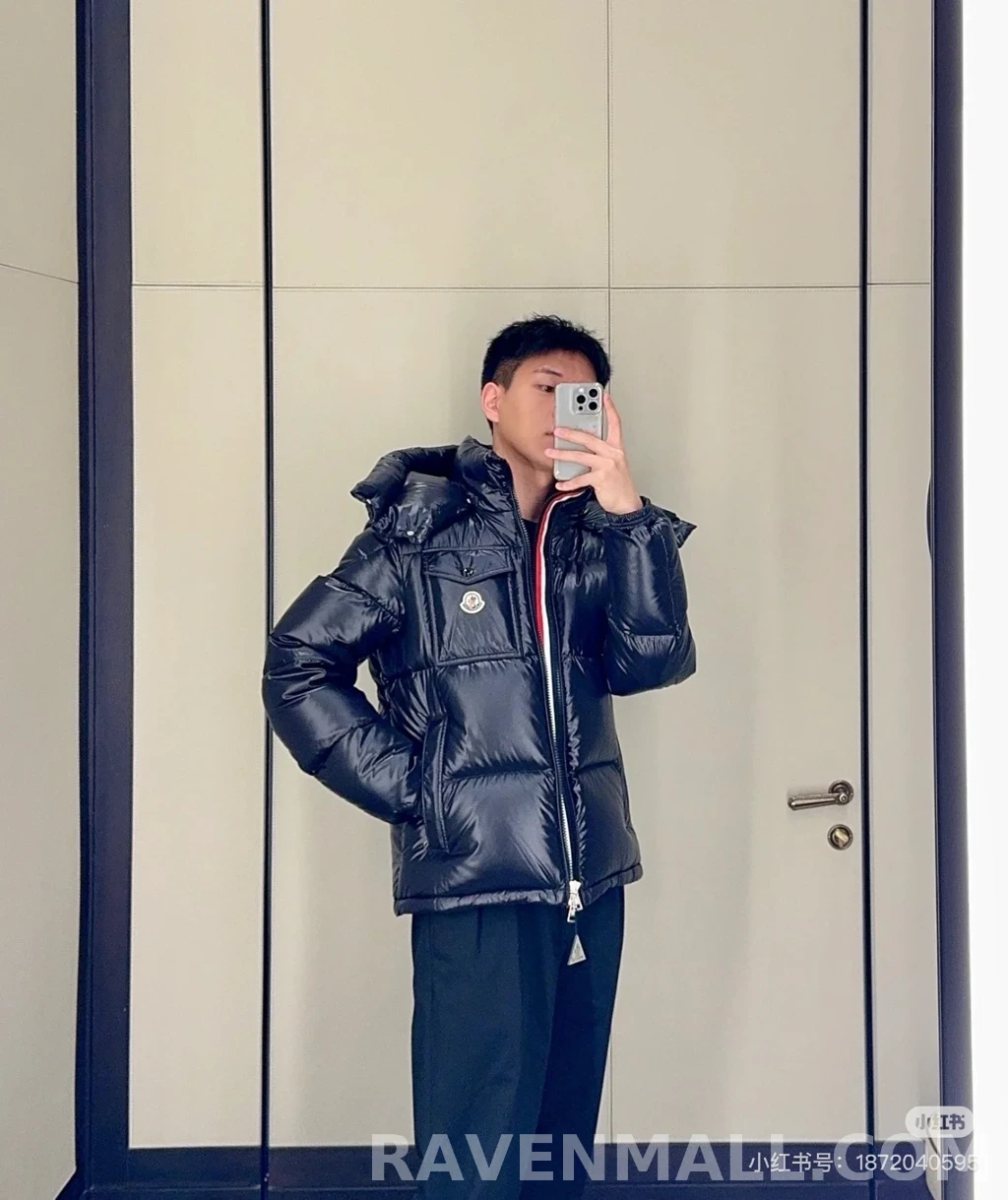 몽클레어 몽클레르 몽벨리아르 후드 쇼트 다운 재킷 상세 이미지