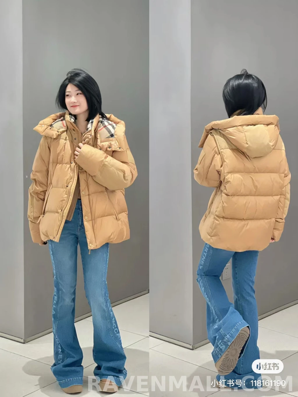 버버리 버버리 소매탈착 패딩 상세 이미지