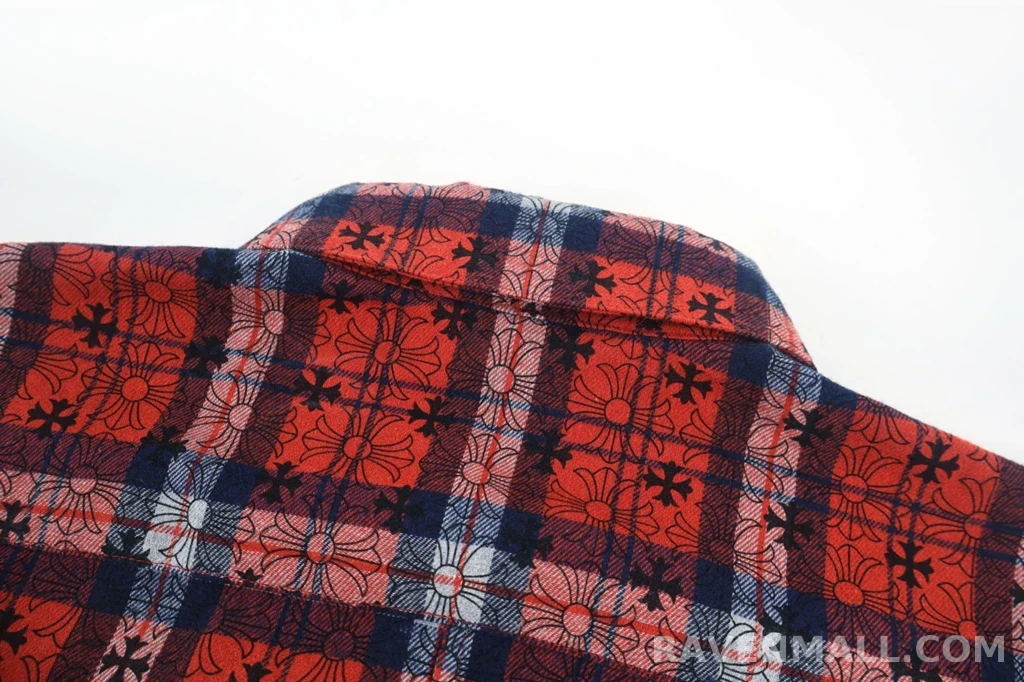 크롬하츠 크롬하츠 크로스 체크 셔츠 상세 이미지
