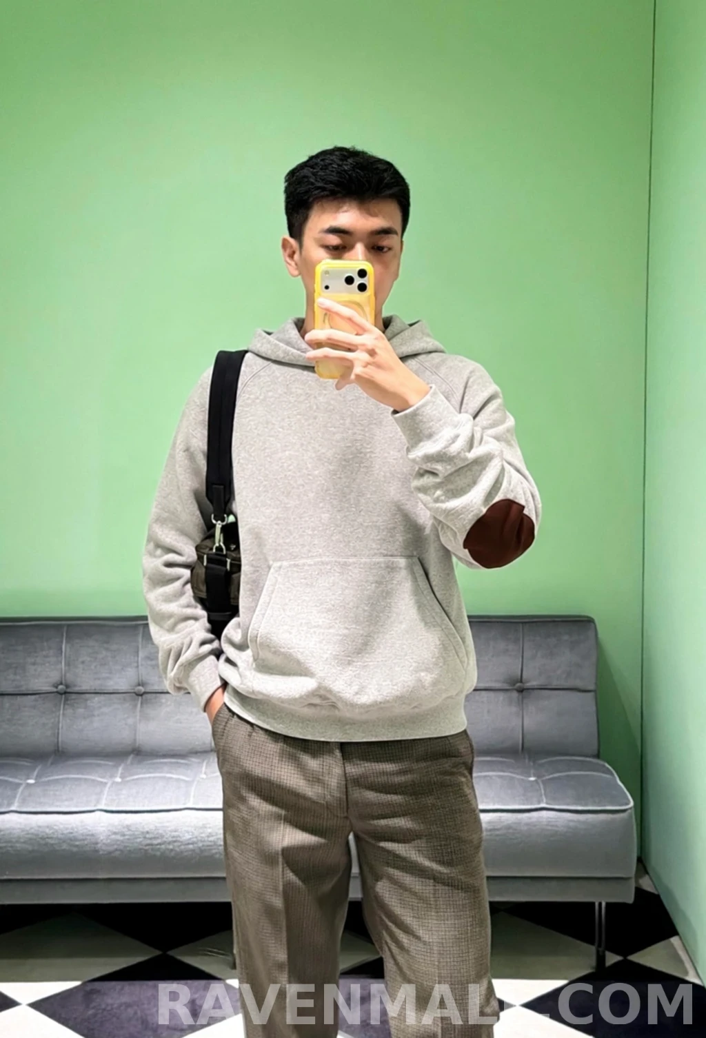 프라다 프라다 스플라이스 후드티 상세 이미지