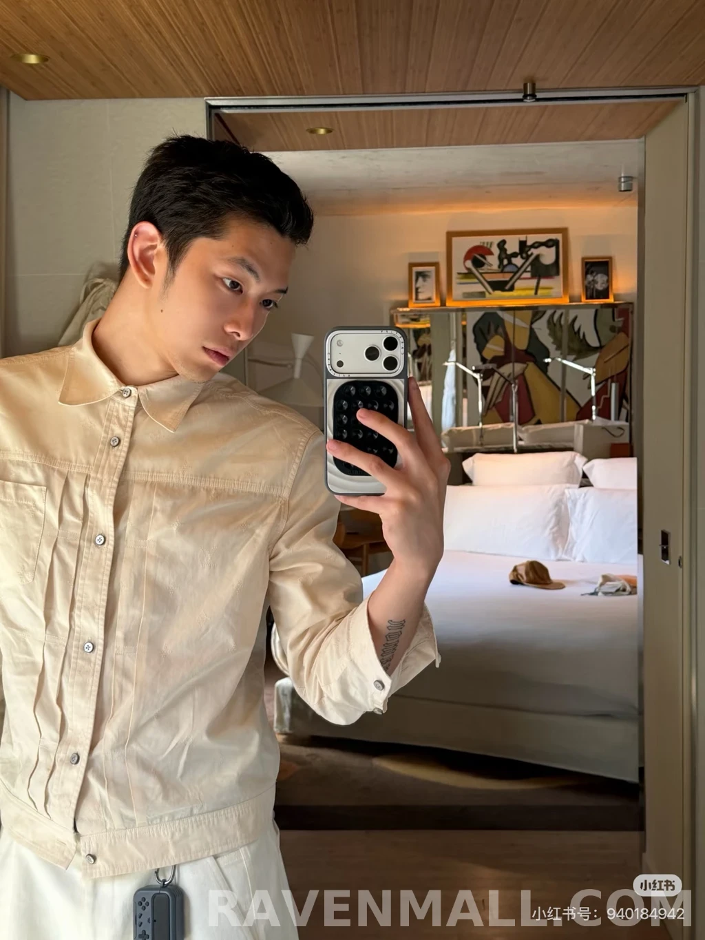 루이비통 루이비통 톤온톤 모노그램 셔츠 상세 이미지