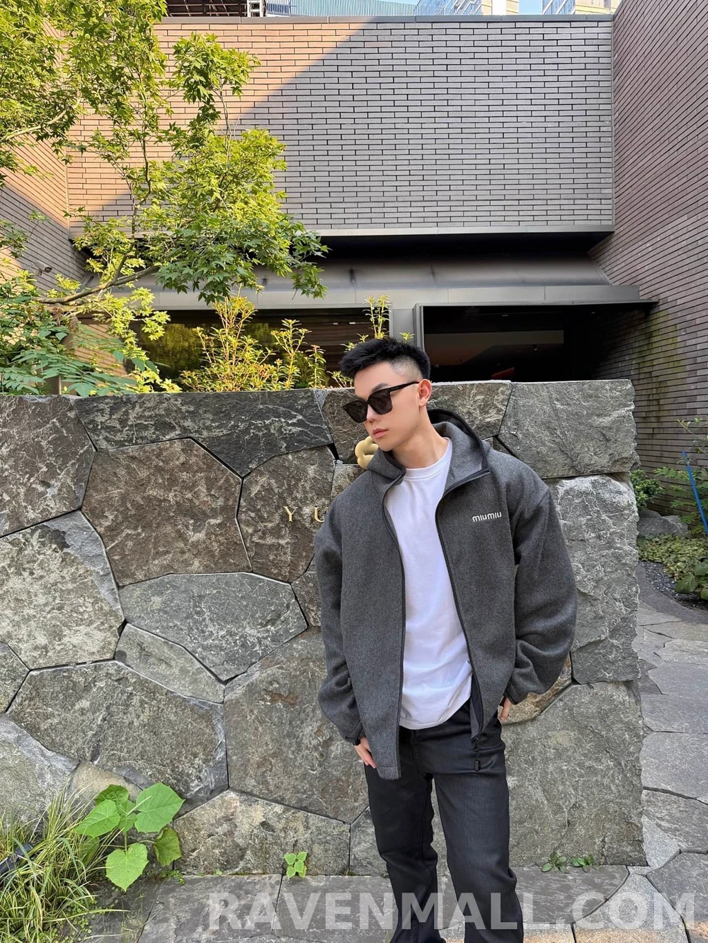 미우미우 미우미우 후드 플리스 상세 이미지