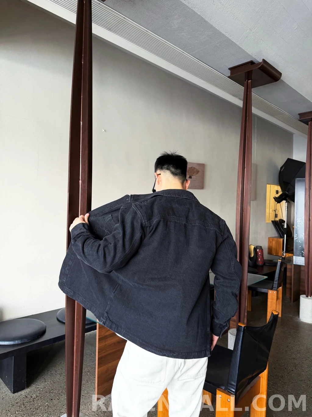 생로랑 생로랑 워싱데님 셔츠자켓 상세 이미지