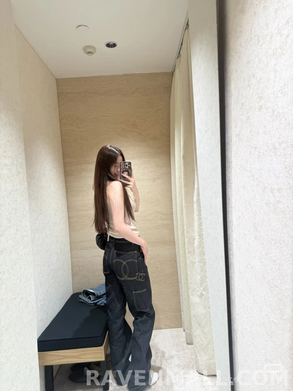샤넬 샤넬 와이드 데님 상세 이미지