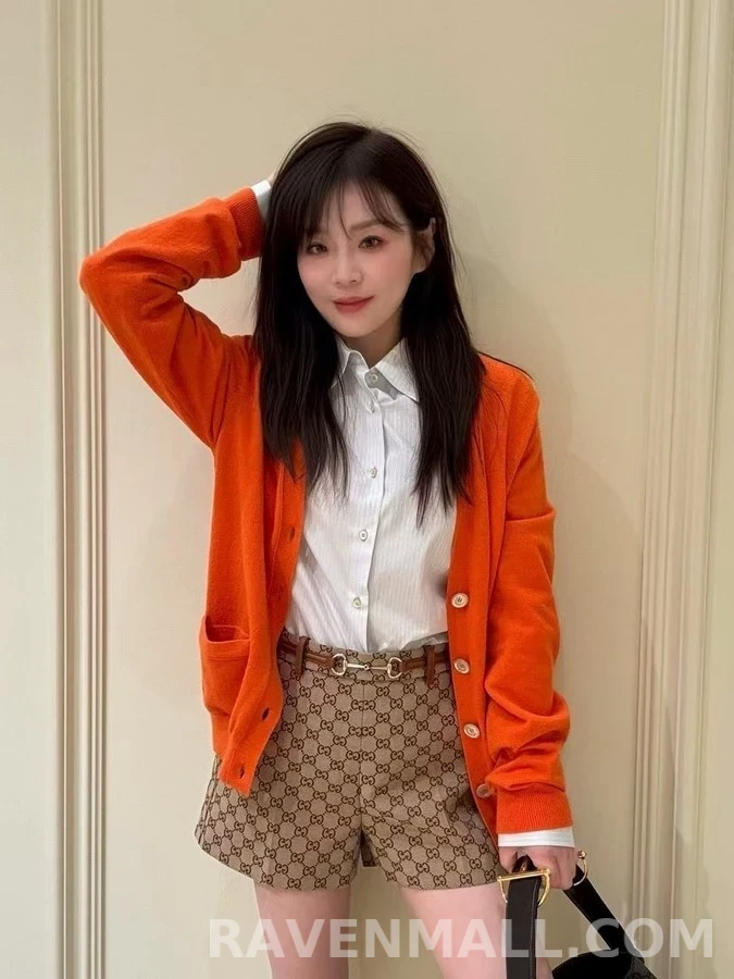  구찌 V넥 가디건 상세 이미지