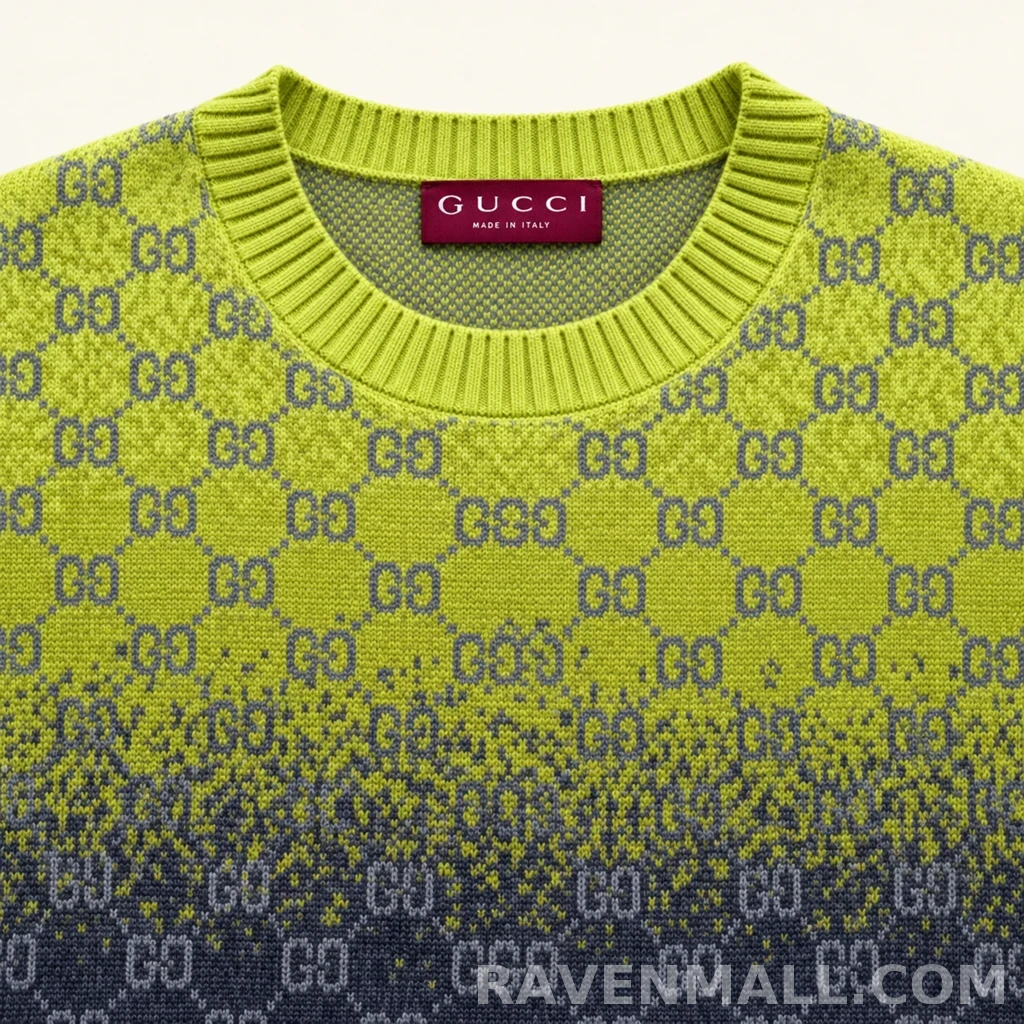 구찌 구찌 그라디언트 제카드 니트 상세 이미지