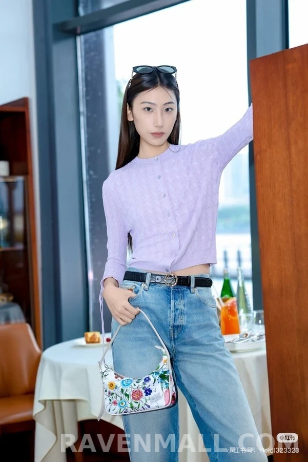 구찌 구찌 브레이디드 코튼 블렌드 가디건 상세 이미지