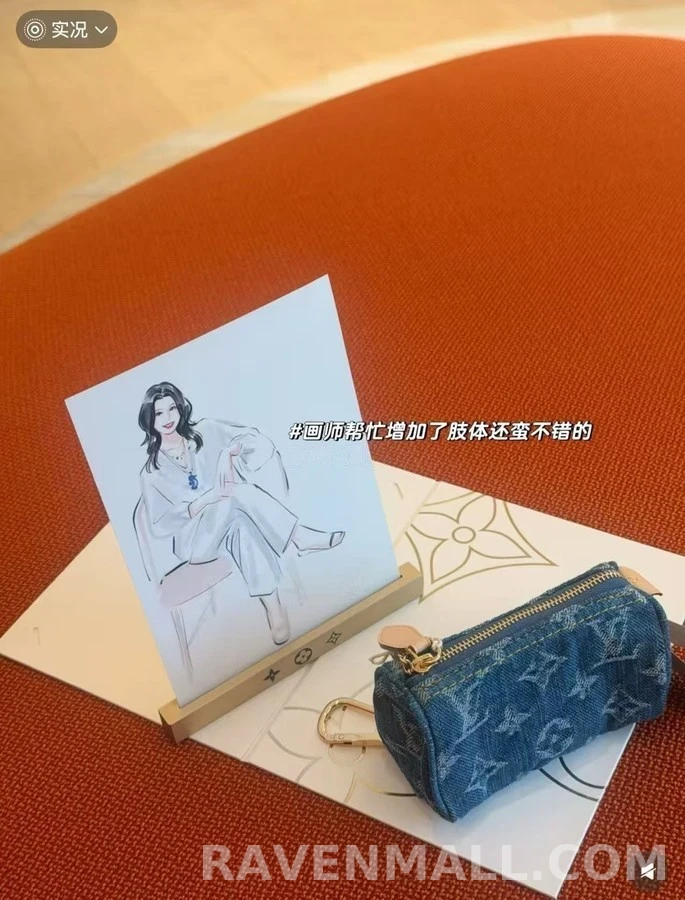 루이비통 루이비통 모노그램 데님 키 파우치 상세 이미지