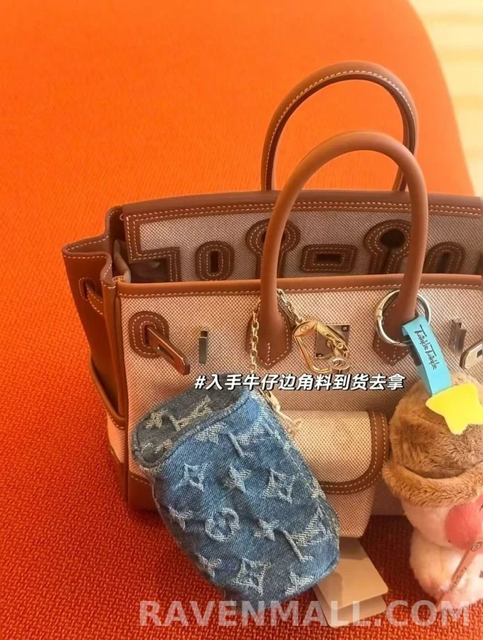 루이비통 루이비통 모노그램 데님 키 파우치 상세 이미지