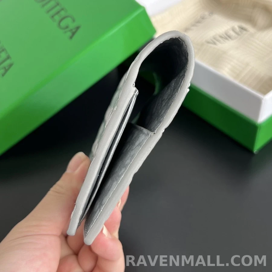 보테가베네타 보테가 베네타 인트레치아토 스몰 바이폴드 월렛 상세 이미지
