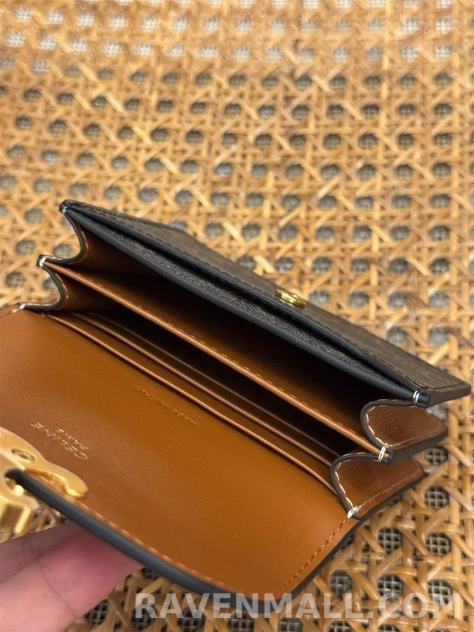 셀린느 셀린느 트리옹프 플랩 카드지갑 트리옹프 캔버스 상세 이미지