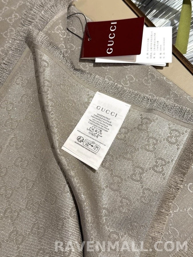 구찌 구찌 자카드 스카프 상세 이미지