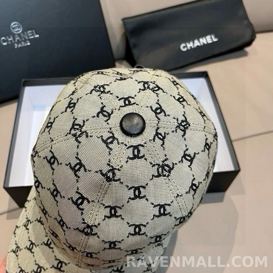 샤넬 샤넬 더블C 자카드 볼캡 상세 이미지