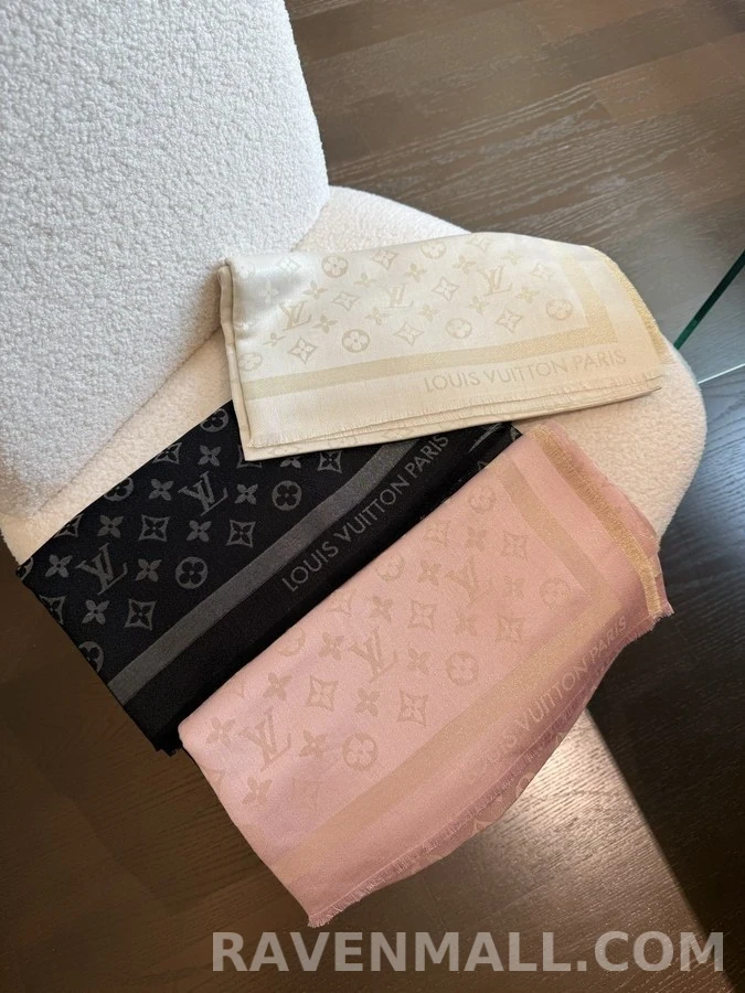 루이비통 루이비통 모노그램 자카드 숄 상세 이미지