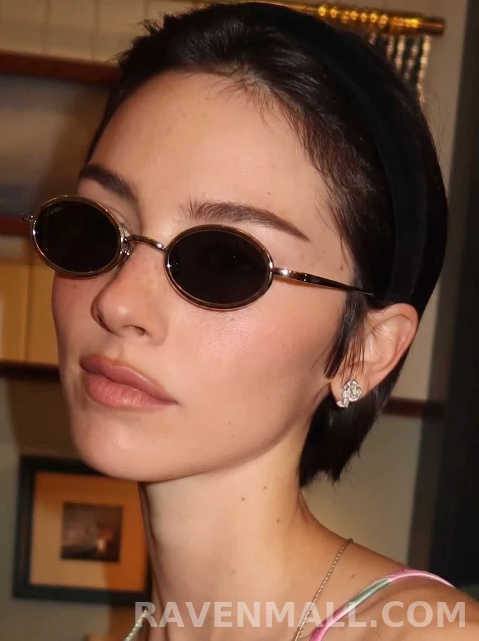 까르띠에 까르띠에 Baignoire 오벌 선글라스 상세 이미지