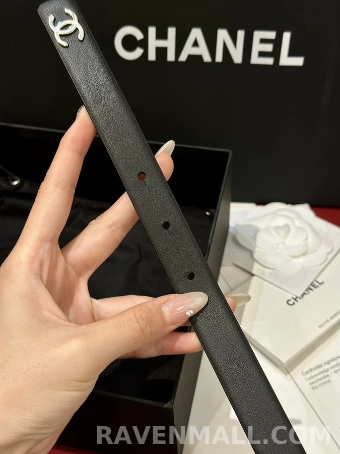 샤넬 샤넬 20mm 펄 크리스탈 버클 벨트 상세 이미지