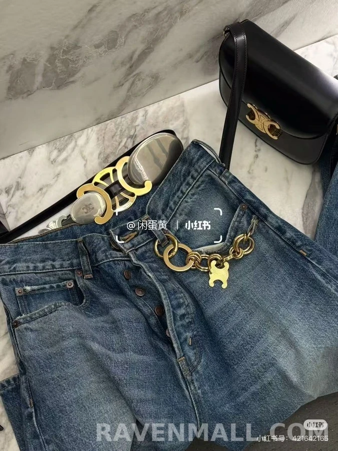 셀린느 셀린느 트리옹프 멀티 버클 벨트 상세 이미지