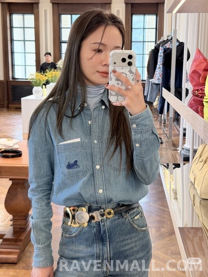셀린느 셀린느 트리옹프 멀티 버클 벨트 상세 이미지