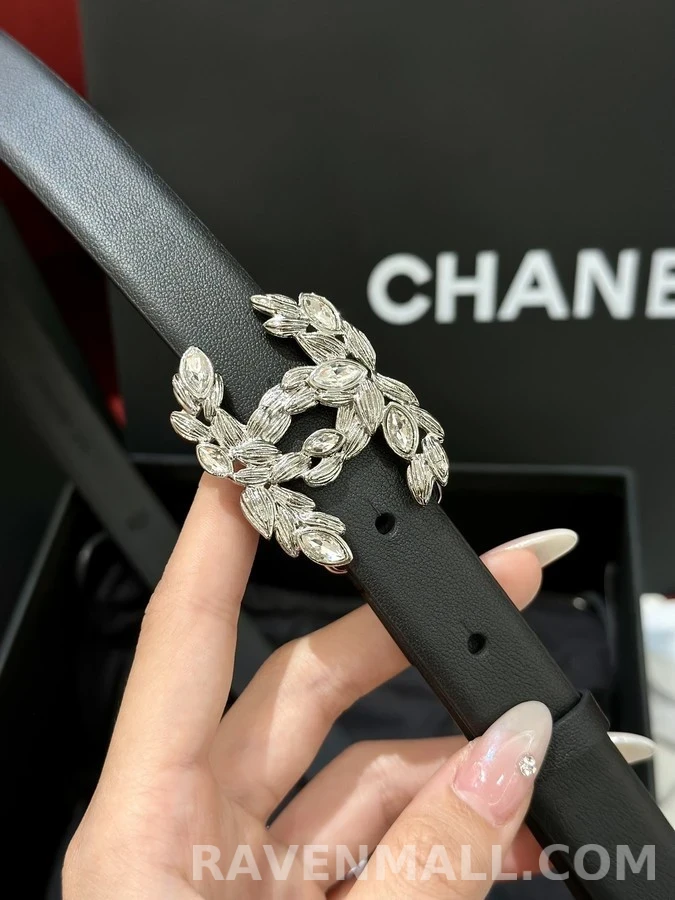 샤넬 샤넬 크리스탈 더블 C 벨트 상세 이미지