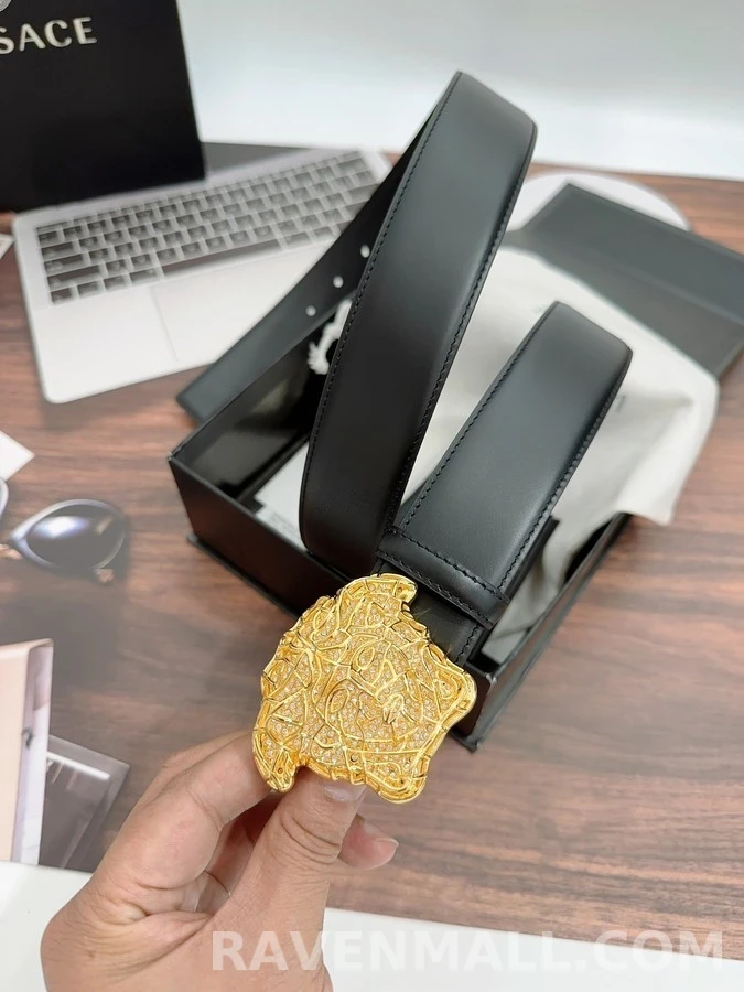 베르사체 베르사체 메두사 크리스탈 벨트 상세 이미지