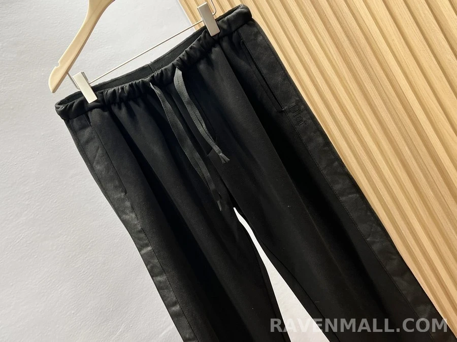 디올 디올 레터링 스트라이프 트레이닝 팬츠 상세 이미지