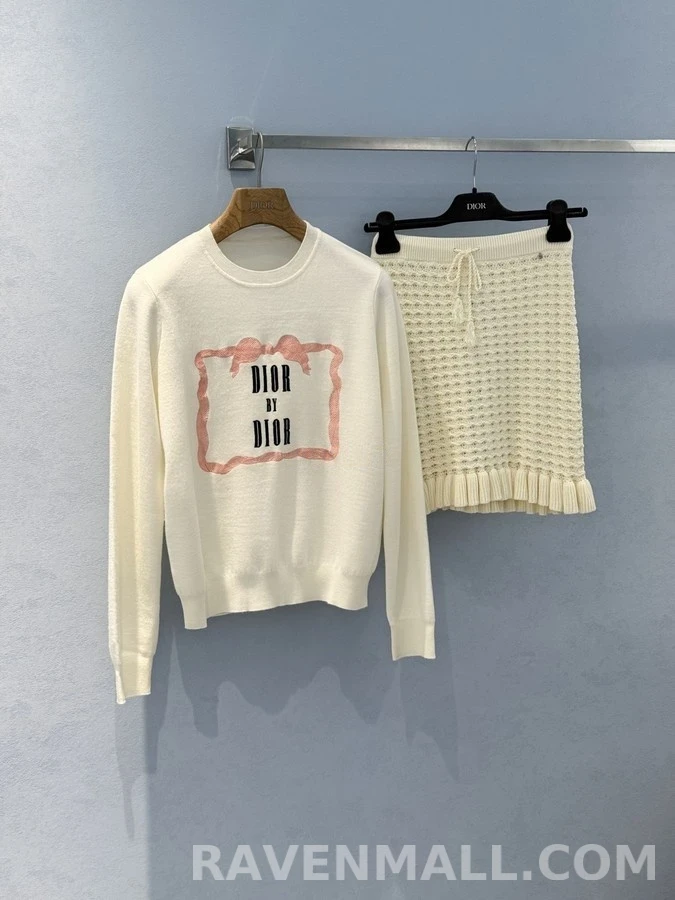디올 디올 북 커버 자수 스웨터 상세 이미지