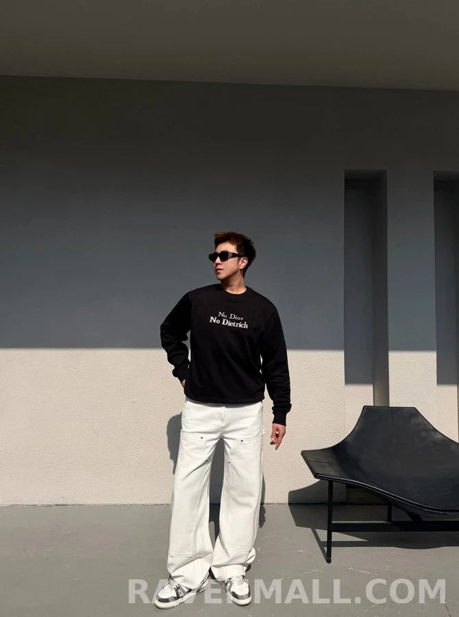 디올 디올 노 디올 노 디트리히 자수 스웨트셔츠 상세 이미지