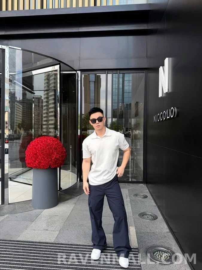 디올 디올 레터링 자수 카고 팬츠 상세 이미지