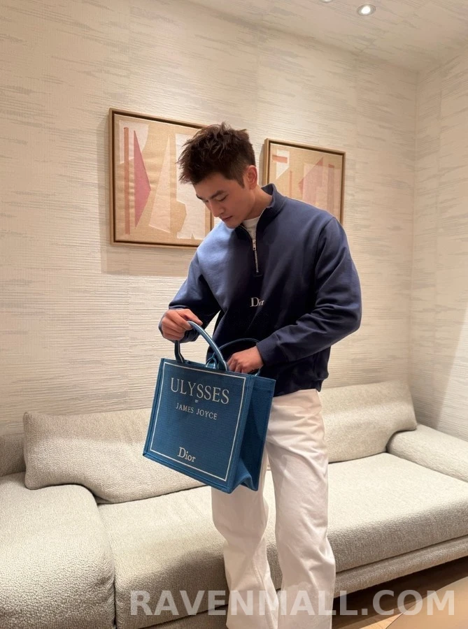 디올 디올 레터링 하프집업 맨투맨 상세 이미지