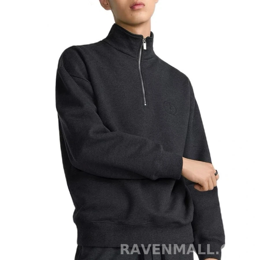 디올 디올 로고 반집업 맨투맨 상세 이미지