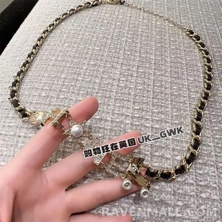 샤넬 샤넬 레터링 체인 목걸이 상세 이미지