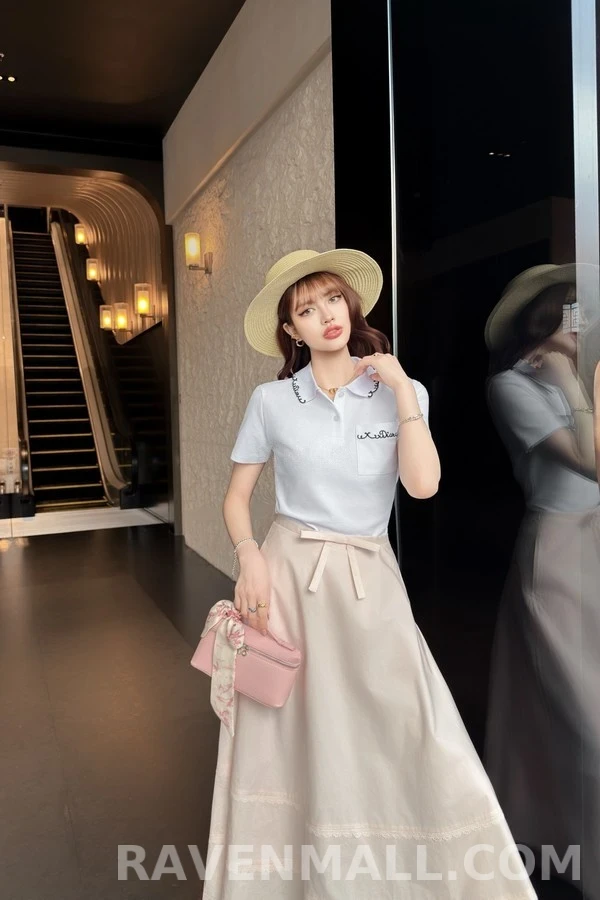 디올 디올 미디 플레어 스커트 상세 이미지