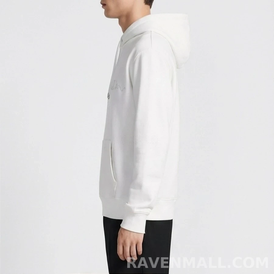 디올 디올 리본 로고 후드 맨투맨 상세 이미지