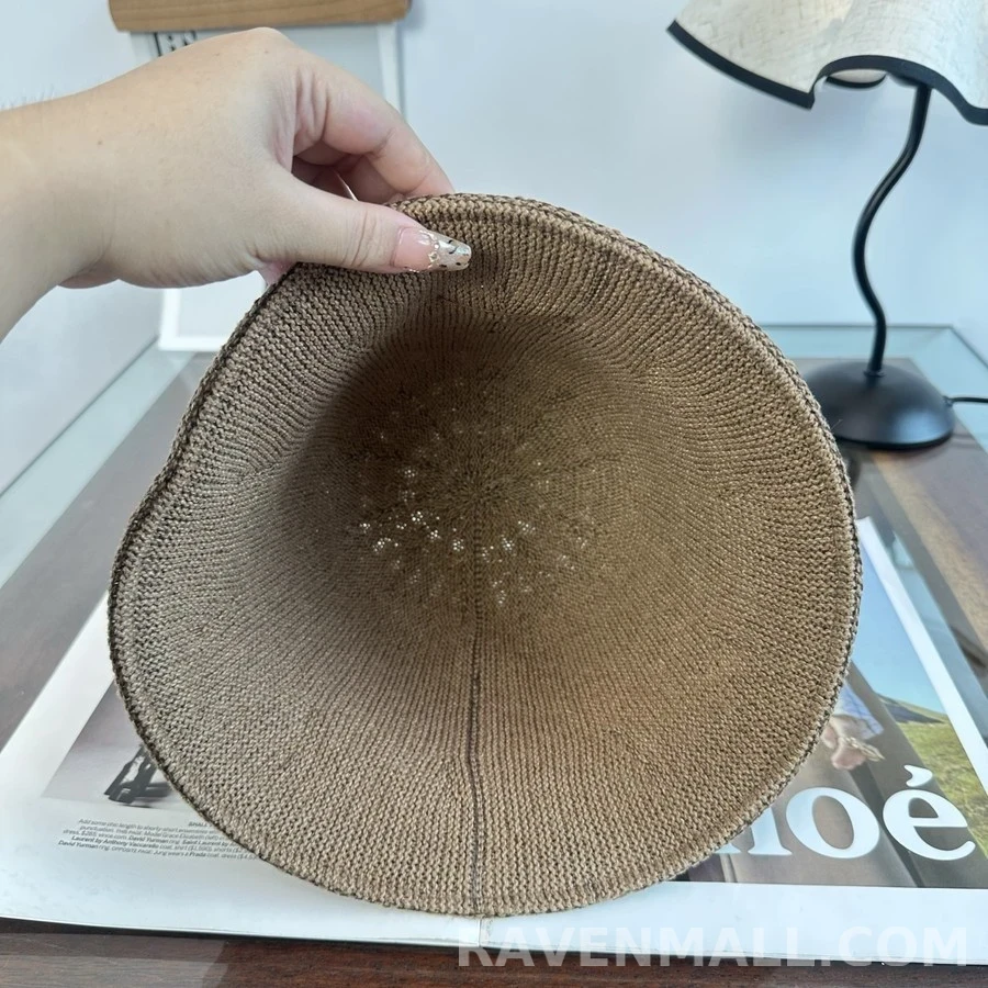 생로랑 세인트로랑 크로셰 버킷햇 상세 이미지