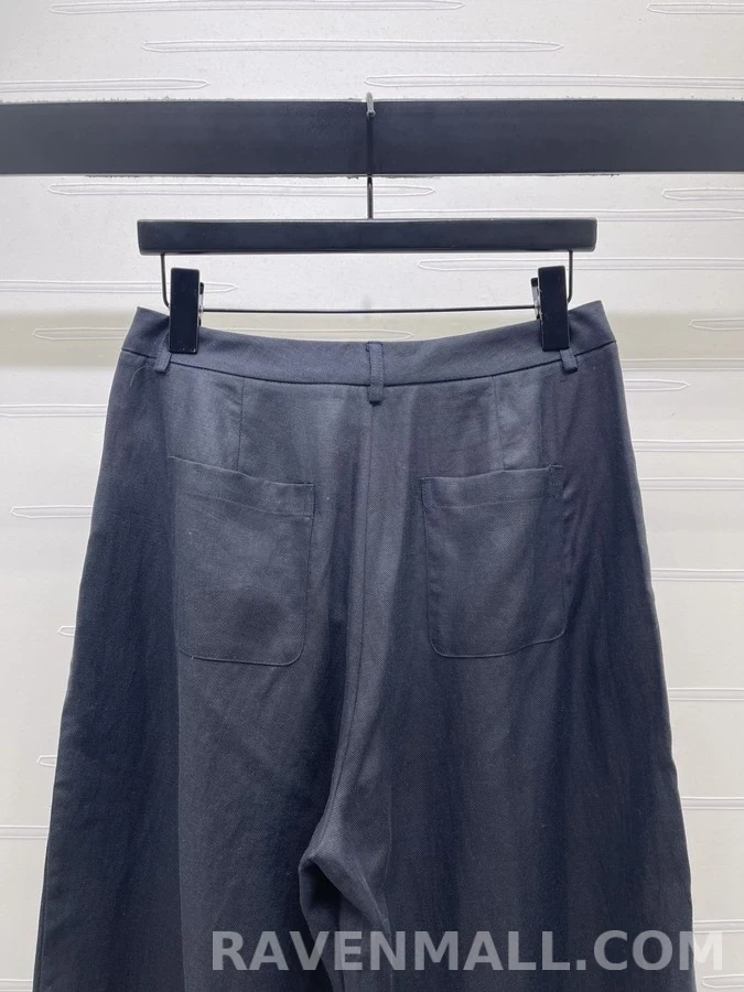 디올 디올 버튼 와이드 팬츠 상세 이미지